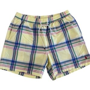 Polo Ralph Lauren plaid swim shorts Men's size large